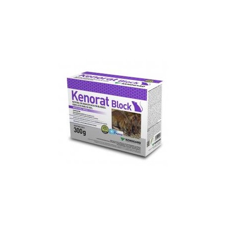 KENORAT BLOQUE (300 GR)-Bromadiolona 0,0029%