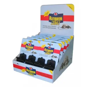 Ratibrom ¡Zas! Trampa-pinza para ratas y ratones
